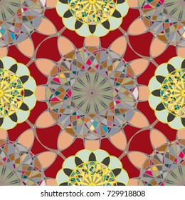 Abstract color seamless pattern for new background.