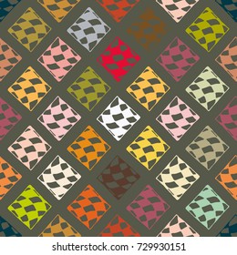 Abstract color seamless pattern for new background.
