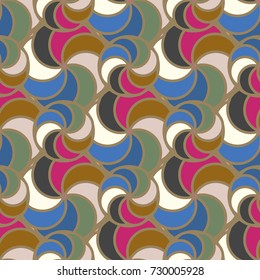 Abstract color seamless pattern for new background.