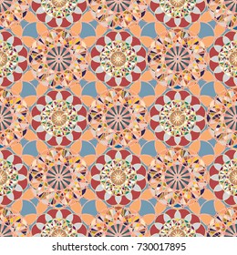 Abstract color seamless pattern for new background.