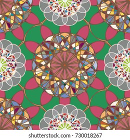 Abstract color seamless pattern for new background.
