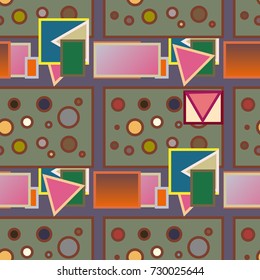 Abstract color seamless pattern for new background.