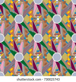 Abstract color seamless pattern for new background.