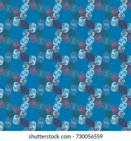 Abstract color seamless pattern for new background.
