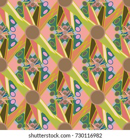Abstract color seamless pattern for new background.