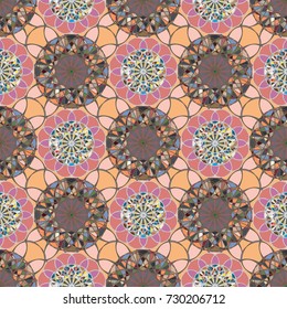 Abstract color seamless pattern for new background.