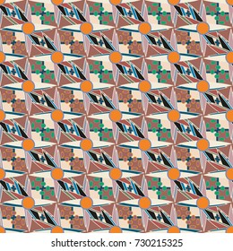 Abstract color seamless pattern for new background.