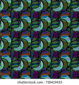 Abstract color seamless pattern for new background.