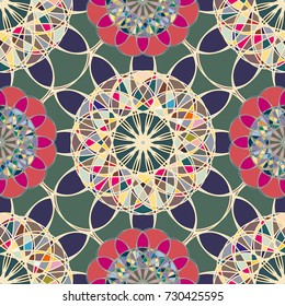 Abstract color seamless pattern for new background.