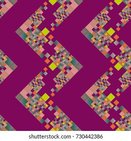 Abstract color seamless pattern for new background.