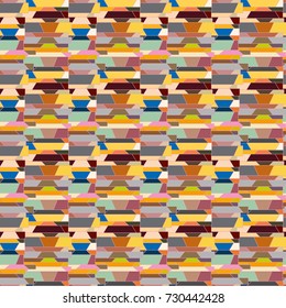 Abstract color seamless pattern for new background.