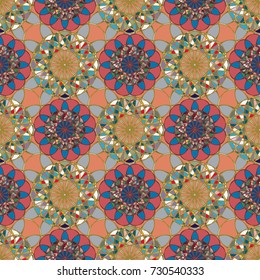 Abstract color seamless pattern for new background.