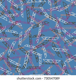 Abstract color seamless pattern for new background.