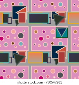 Abstract color seamless pattern for new background.