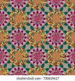 Abstract color seamless pattern for new background.