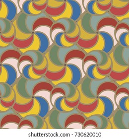Abstract color seamless pattern for new background.