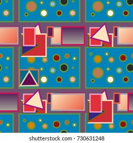 Abstract color seamless pattern for new background.