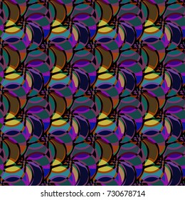 Abstract color seamless pattern for new background.
