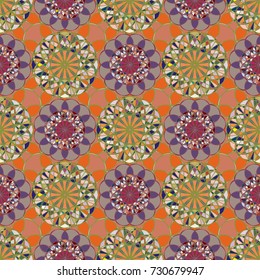 Abstract color seamless pattern for new background.