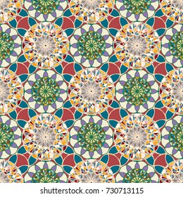 Abstract color seamless pattern for new background.
