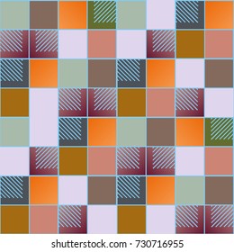 Abstract color seamless pattern for new background.