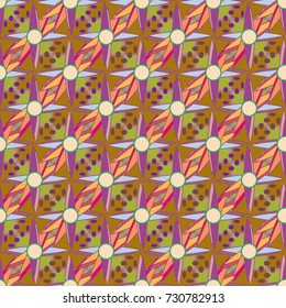 Abstract color seamless pattern for new background.
