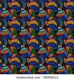 Abstract color seamless pattern for new background.