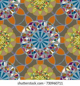 Abstract color seamless pattern for new background.