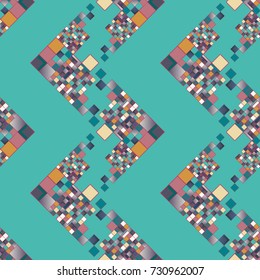 Abstract color seamless pattern for new background.