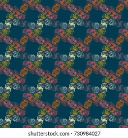 Abstract color seamless pattern for new background.