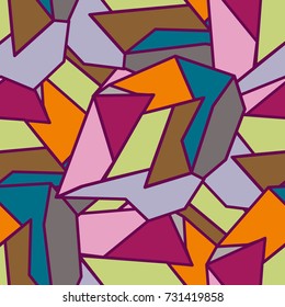 Abstract color seamless pattern for new background.