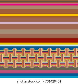 Abstract color seamless pattern for new background.