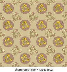 Abstract color seamless pattern for new background.