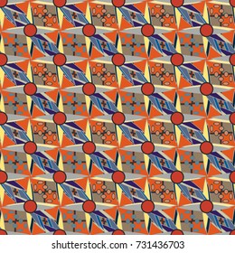 Abstract color seamless pattern for new background.