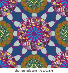 Abstract color seamless pattern for new background.
