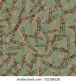 Abstract color seamless pattern for new background.