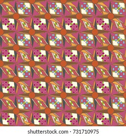 Abstract color seamless pattern for new background.