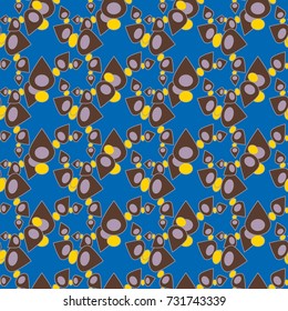 Abstract color seamless pattern for new background.