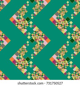 Abstract color seamless pattern for new background.