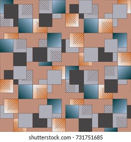 Abstract color seamless pattern for new background.