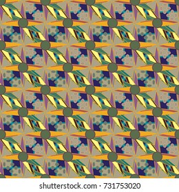 Abstract color seamless pattern for new background.