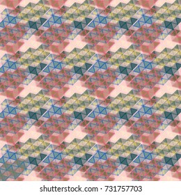 Abstract color seamless pattern for new background.