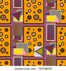 Abstract color seamless pattern for new background.