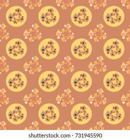 Abstract color seamless pattern for new background.