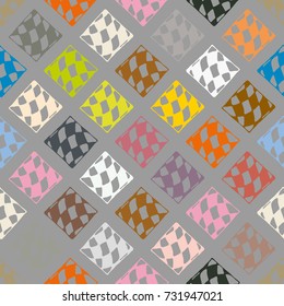 Abstract color seamless pattern for new background.