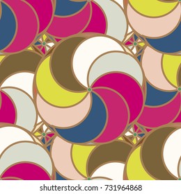 Abstract color seamless pattern for new background.