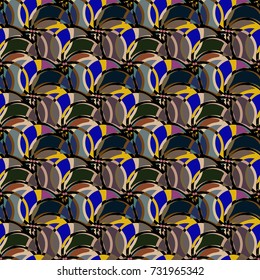 Abstract color seamless pattern for new background.