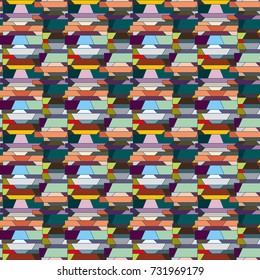 Abstract color seamless pattern for new background.