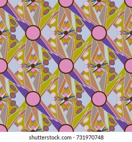 Abstract color seamless pattern for new background.