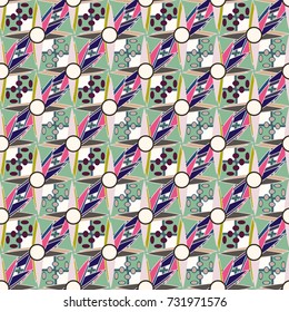 Abstract color seamless pattern for new background.